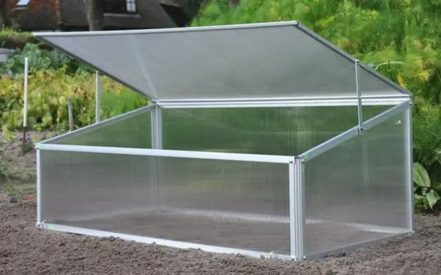 Broeikas tuinkas kweekkas aluminium kas 109x56x28cm - Direct van de fabrikant