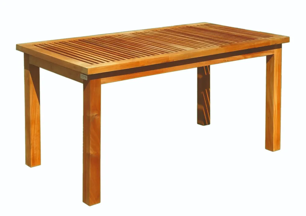 Tuintafel hardhout Amazone Teak 85x155cm | Op voorraad