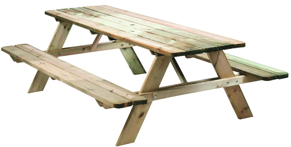 Picknicktafel grenen opklapbaar 180cm | Veilig betalen