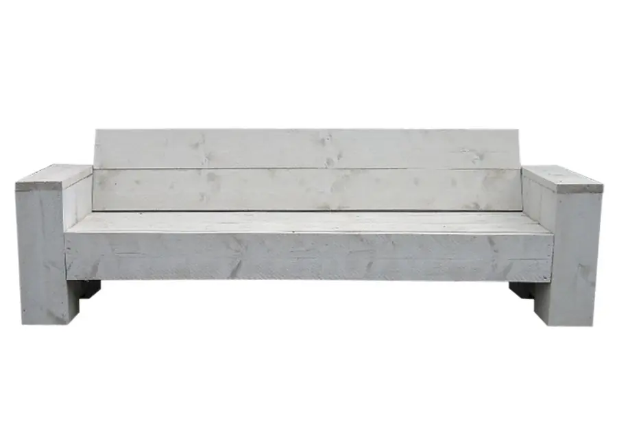 Steigerhouten tuinmeubelen tuinbank vintage 290x86x73cm - Zojuist toegevoegd