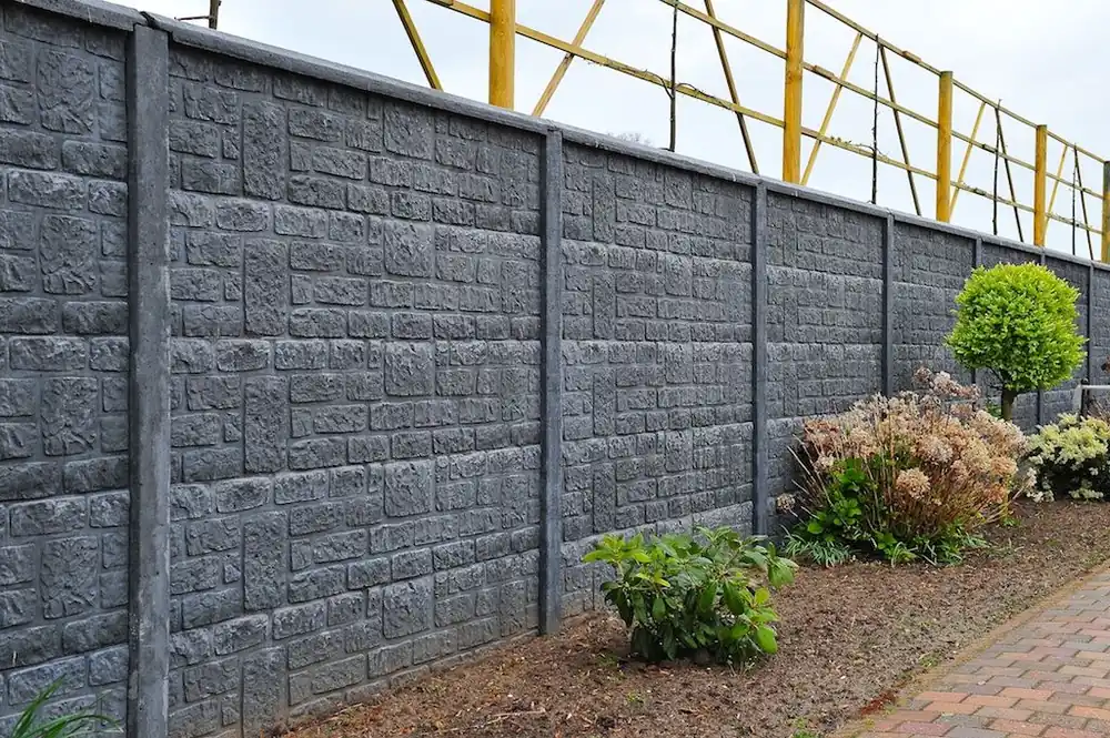 Beton schutting Brickstone enkelzijdig 200x231cm | Bespaar meer