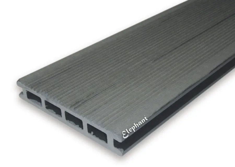Composiet vlonderplank 225cm composiet terrasdelen grijs | Flitsaanbieding