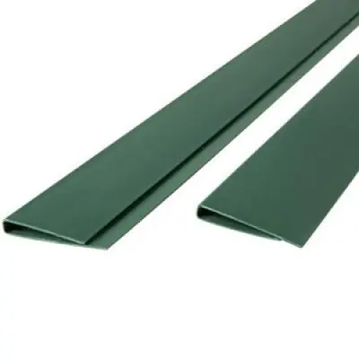 Nog maar een paar beschikbaar - Tuinscherm pvc profiel groen 200cm