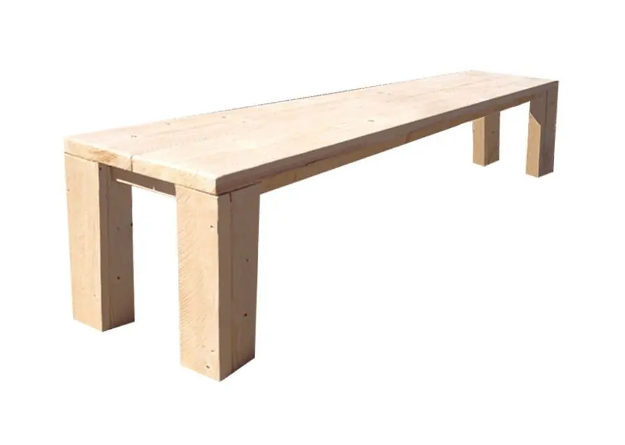 Aanrader | Steigerhouten tuinmeubelen bankje 250cm