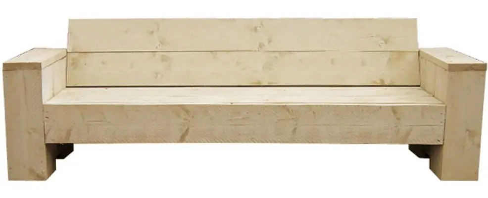 Steigerhouten tuinmeubelen bank 290cm - Korting