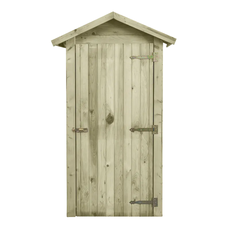 Houten tuinkast tuinberging opbergkast grenen 205x126x68cm - Laatste kans