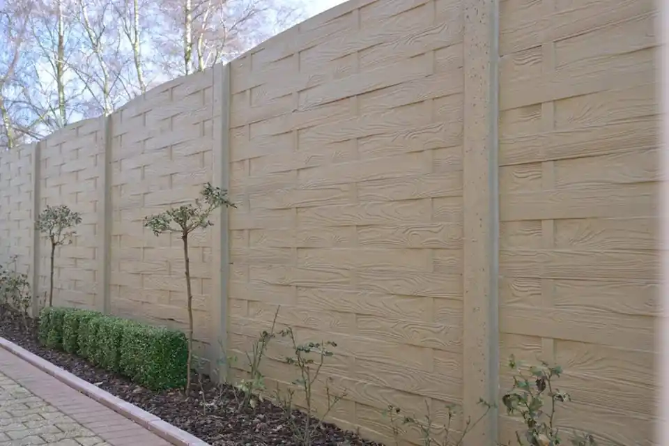 Beton schutting Weavestone enkelzijdig 200x231cm - Actie