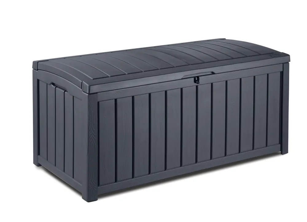 Kussenbox opbergbox antraciet 128x65x61cm - Bestseller