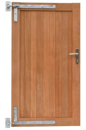 Zolang de voorraad strekt | Poort tuinpoort tuindeur Bangkirai hardhout 100x180cm