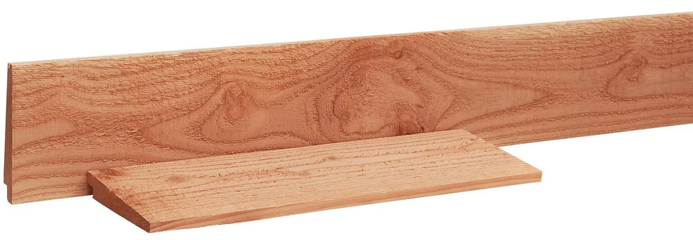 Zweeds rabat potdekselplanken Douglas 500cm (10/21x165mm) - Opruiming