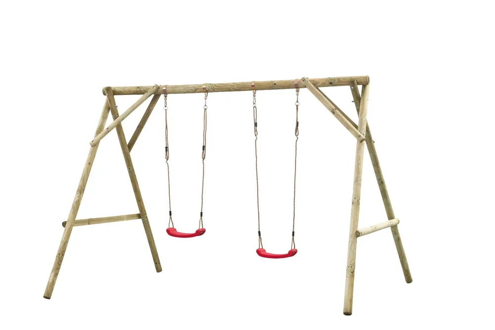 Houten schommel houten speeltoestellen Maxine 300x220x210cm - Zojuist toegevoegd