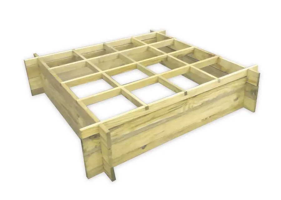 Nieuw product | Kweekbak moestuinbak vierkante meter 100x100cm