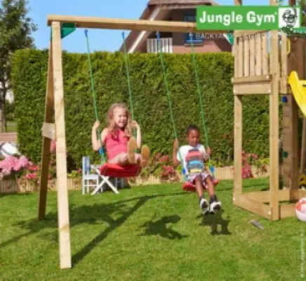 Op = op | Houten speeltoestellen Jungle Swing aanbouwset swing module