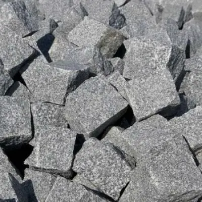 Laatste dagen - Kinderkopjes kasseien antraciet/zwart 1000kg / 5,5m2