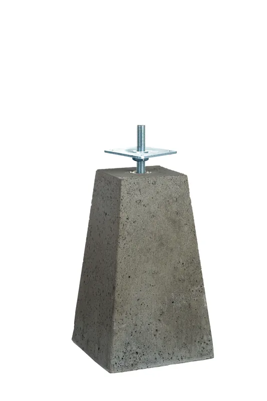 Nieuw binnengekomen - Betonpoer paalhouder met anker tuinveranda overkapping 120x120mm
