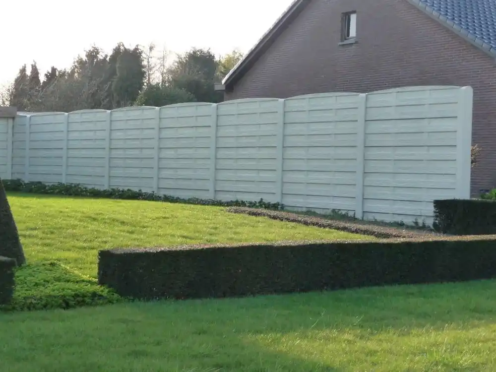 Beton schutting Woodstone enkelzijdig 200x193cm | Voordelig