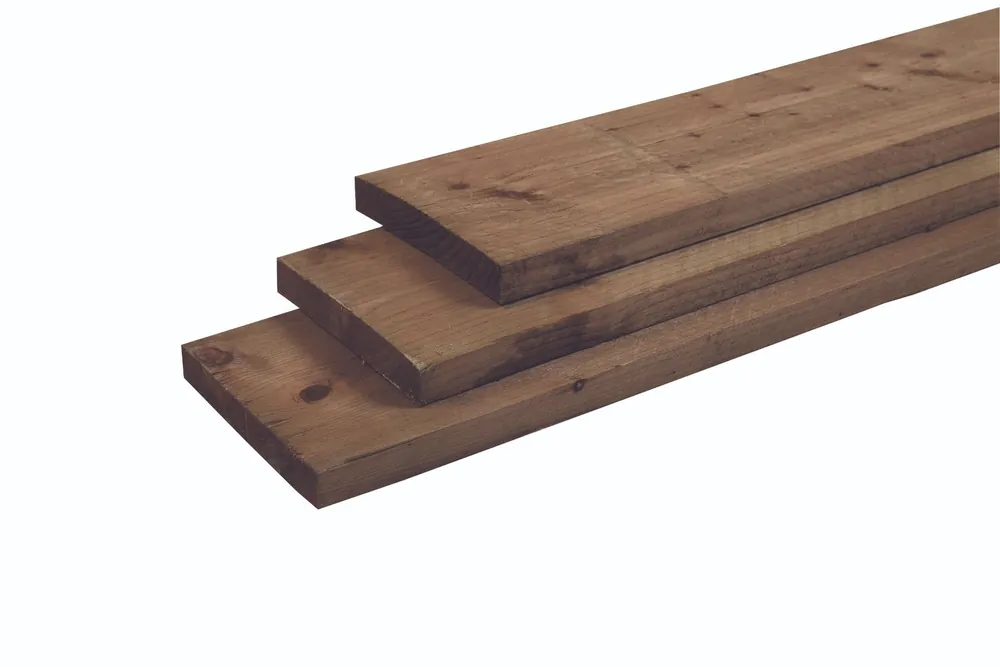 Flitsaanbieding - Steigerplanken steigerhout chestnut brown 250cm (30x195mm)