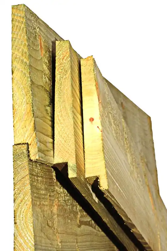Zweeds rabat potdekselplanken 510cm (10/24x195mm) - Premiumkwaliteit