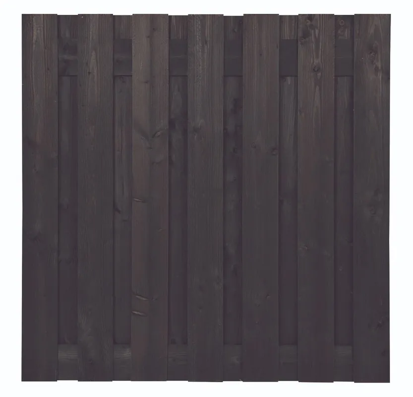 Favoriet van klanten - Zwarte schutting Douglas 180x180cm