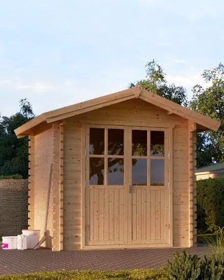 Houten tuinhuisje blokhut Mini 300x200cm | Actie