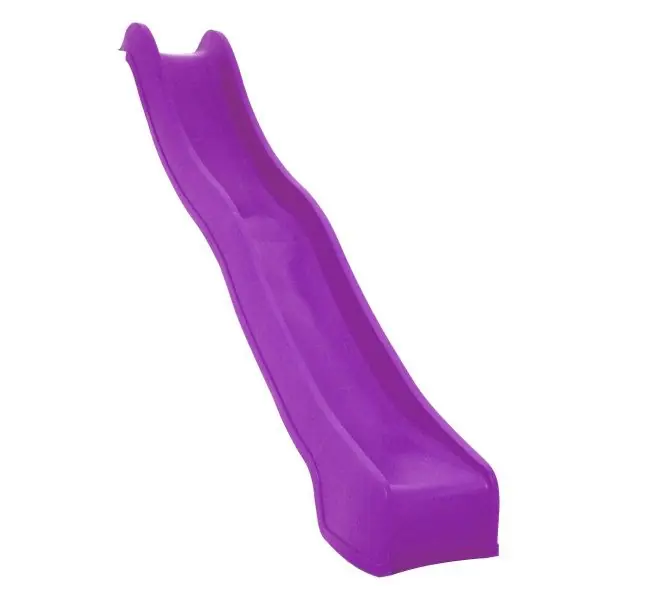 Actieprijs | Glijbaan tuin violet 300cm voor houten speeltoestellen