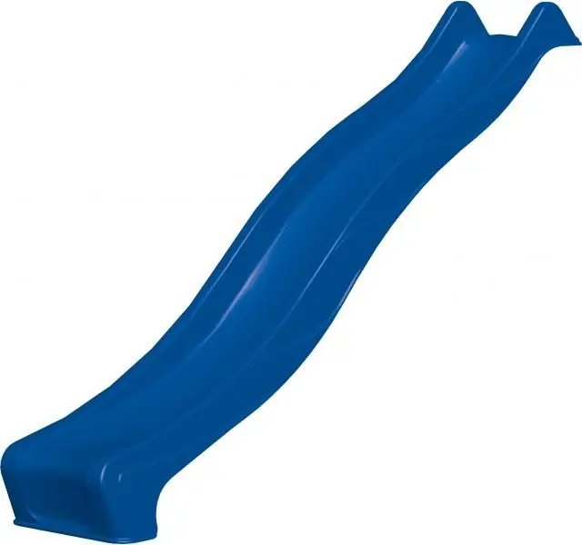 Populair - Glijbaan tuin blauw 300cm voor houten speeltoestellen