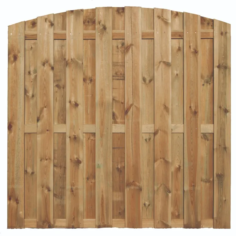 Schutting tuinscherm 15 planks toog 180x180cm - Nu beschikbaar