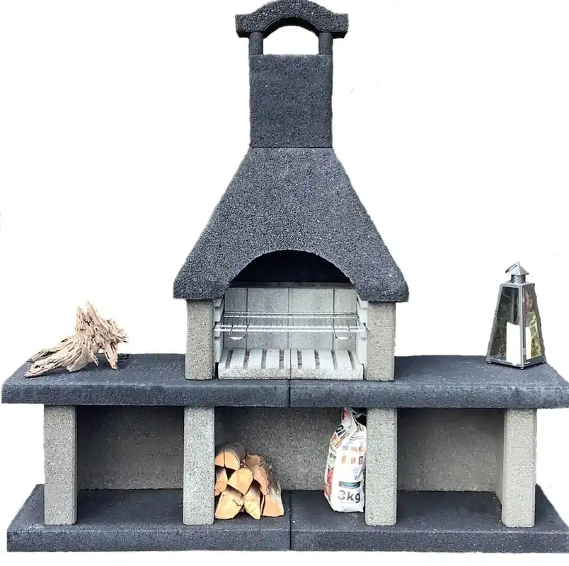 Bestel nu | Barbecue beton houtskool bbq Venezia nr. 2 (200x200x50cm/600kg)