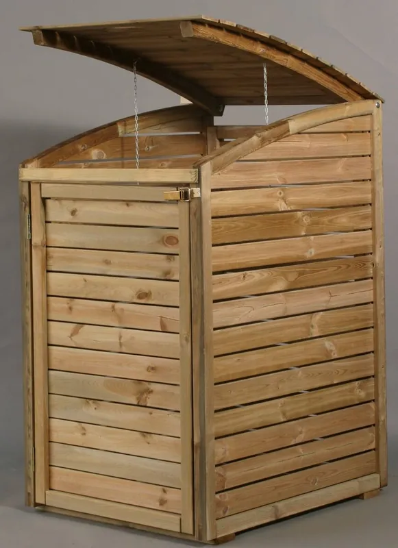 Deal | Kliko ombouw container ombouw klikoberging klikokast containerberging enkel dichte achterkant 75x125x90cm