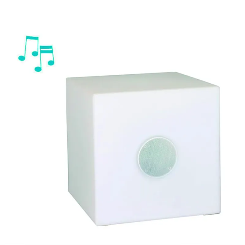Tuinverlichting lichtkubus Cube met speaker 20x20x20cm | Extra voordeel