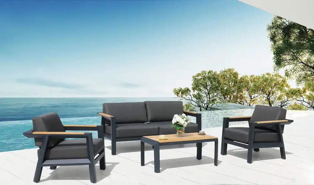 Aluminium loungeset Alexia I 4 personen | Koopje
