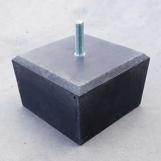 Tijdelijke aanbieding - Betonpoer 195x195mm