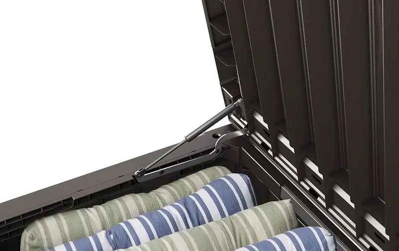 Opruiming | Kussenbox opbergbox antraciet 155x64,4x72,4cm