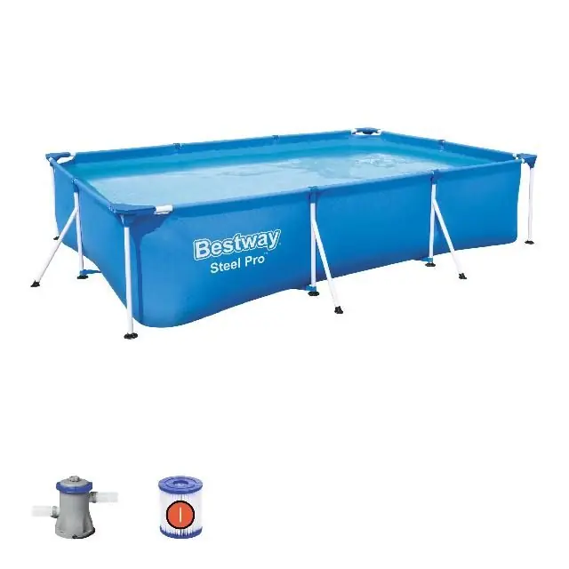 Zwembad stalen frame 300x201x66cm | Prijs verlaagd