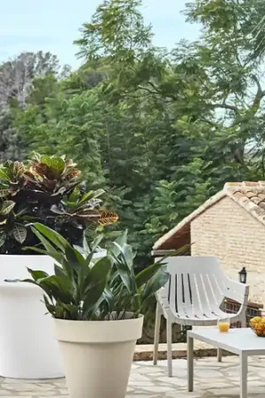 Actie | Bloembak plantenbak bloempot rond 100cm