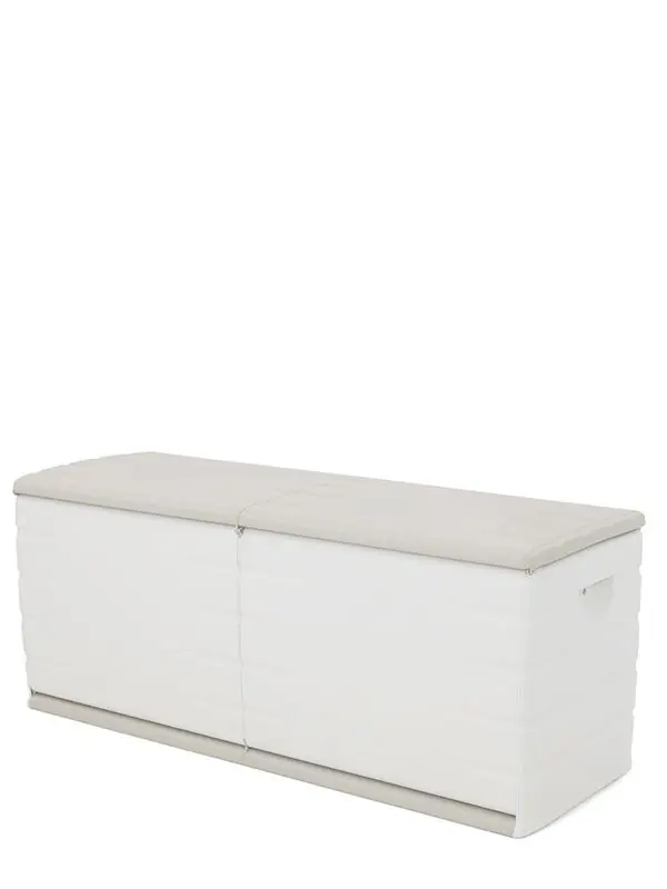 Kussenbox opbergbox grijs 153x61x53cm - Slechts tijdelijk
