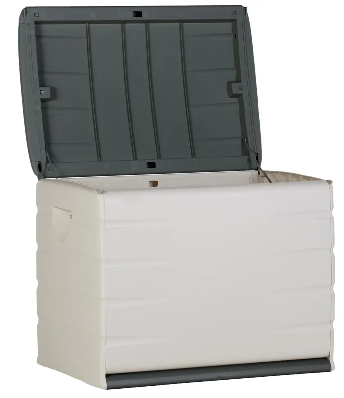 Uitverkoop | Kussenbox opbergbox zwart 80x61x53cm