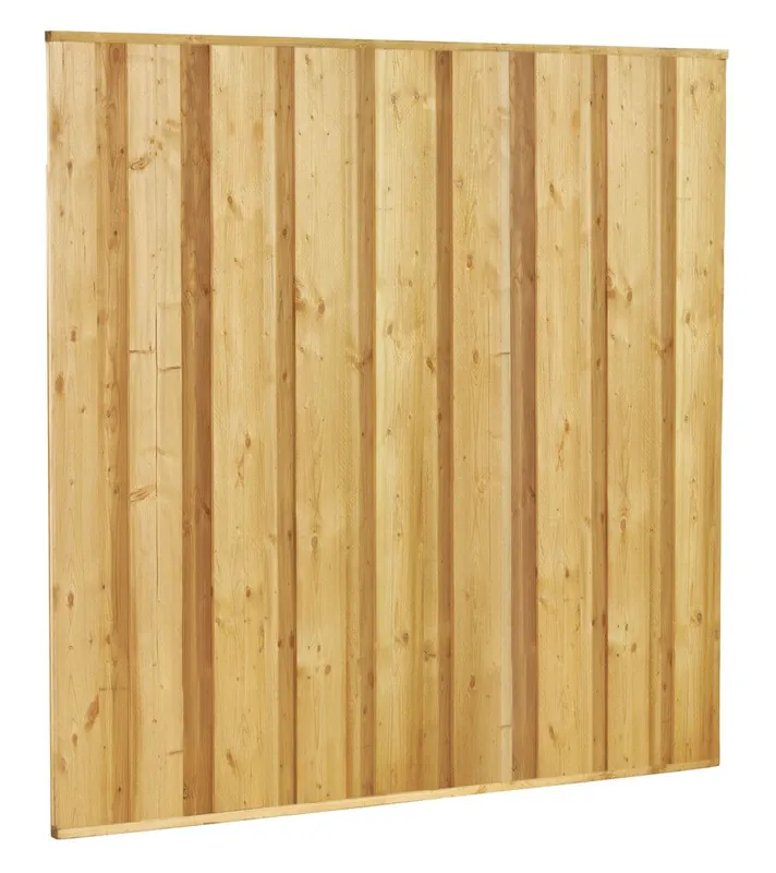 Actieprijs - Houten schutting 180x180cm 17 planks zichtdicht 17x145mm