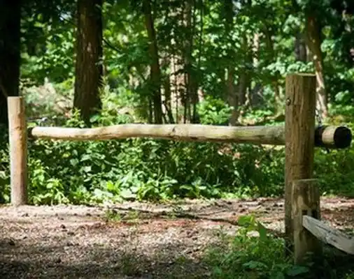 Voordeelprijs - Slagboom ligger kastanjehout 600cm
