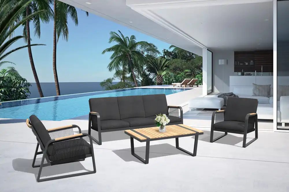 Online kopen - Aluminium loungeset Robinson 5 personen
