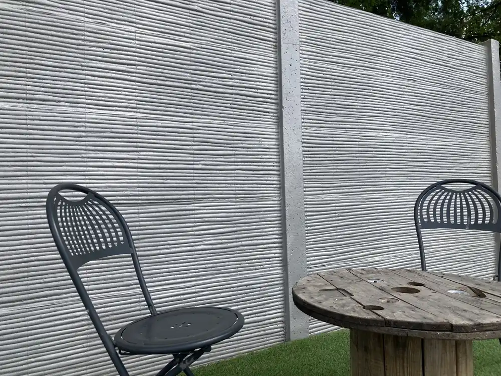Nieuw binnengekomen | Beton schutting Bamboostone dubbelzijdig 200x200cm