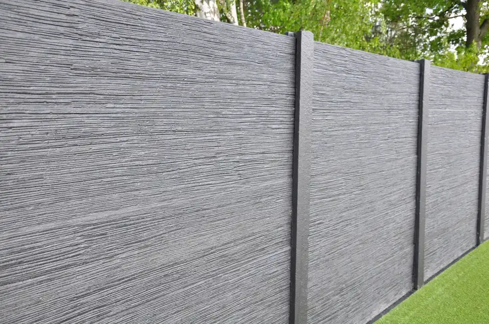 Beton schutting Linestone dubbelzijdig 200x200cm | Scherp geprijsd