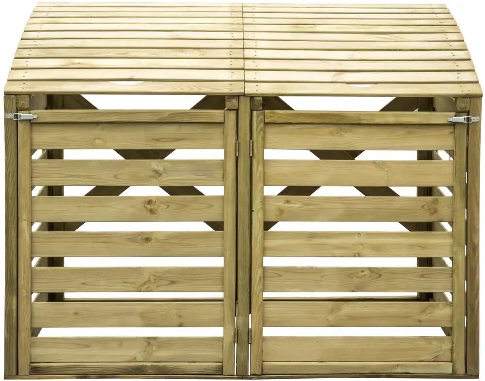 Kliko ombouw container ombouw klikoberging klikokast containerberging dubbel 156x122x92cm | Profiteer nu