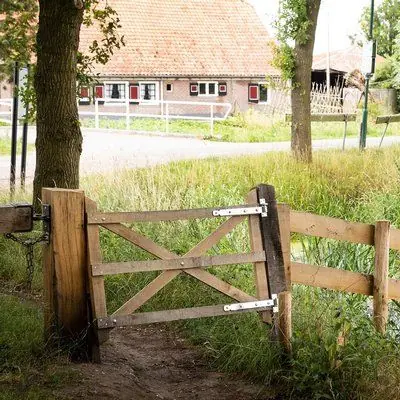 Tuinpoort tuinhek eiken 75x100cm - Aanrader