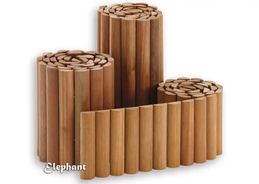 Rolborder borderrol hardhout 180x20cm - Lage prijs