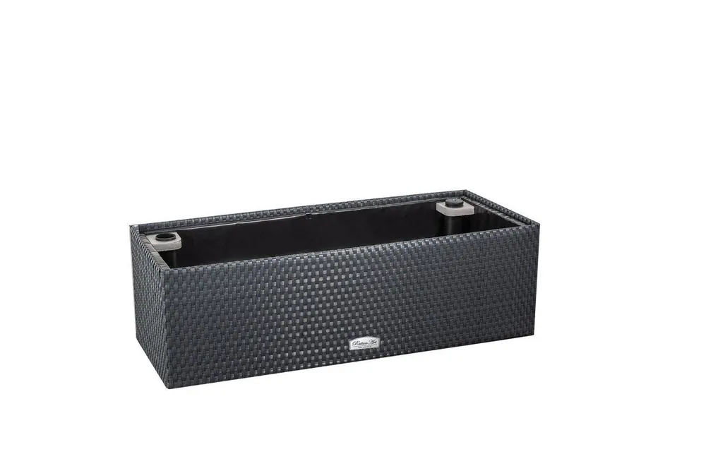 Zelfwaterende plantenbak antraciet 95x40x30cm - Nieuw