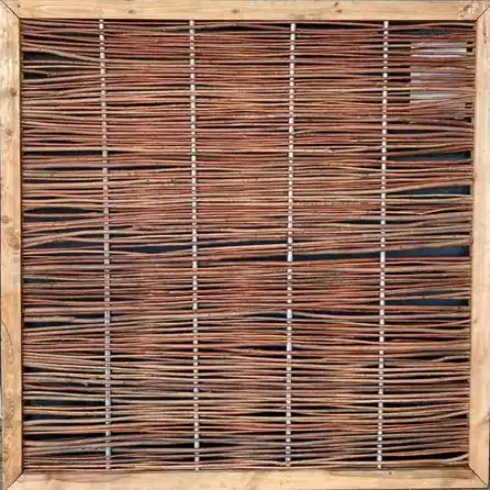 Wilgenscherm robuust op frame 180x180cm - Veel voordeel