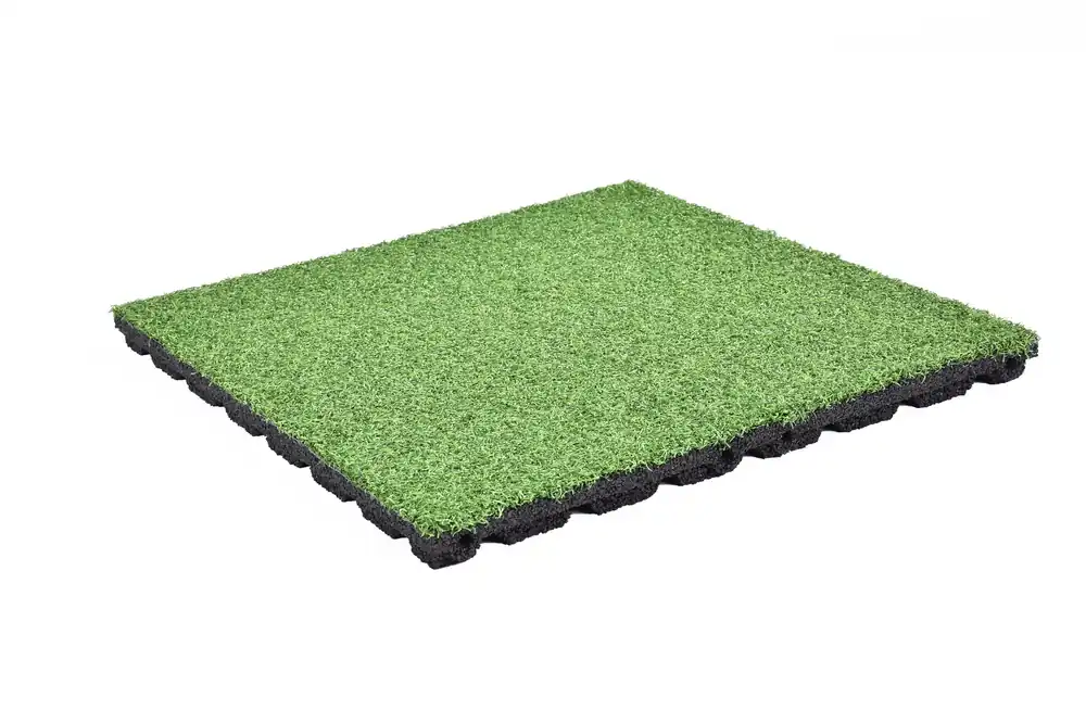 Kunstgrastegels rubberen tegel kunstgras 500x500x45mm | Snelle levering