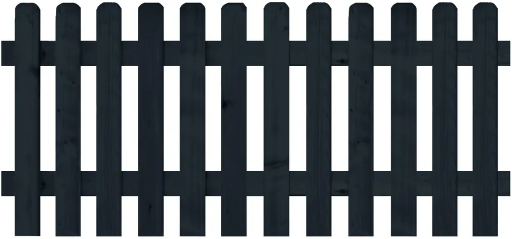 Speciale deal - Houten tuinhek grenen hekwerk 80x180cm (zwart)