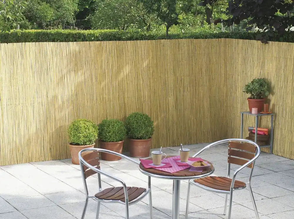 Bamboematten tuinscherm gespleten budget 1x5m | Bestseller